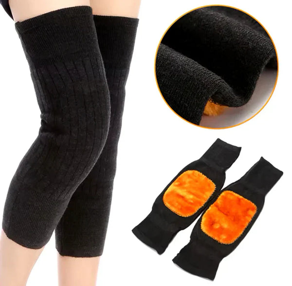Knee Warm Thick Wool Blend Thermal Pads – Warm Relief & Support (2 Pcs)